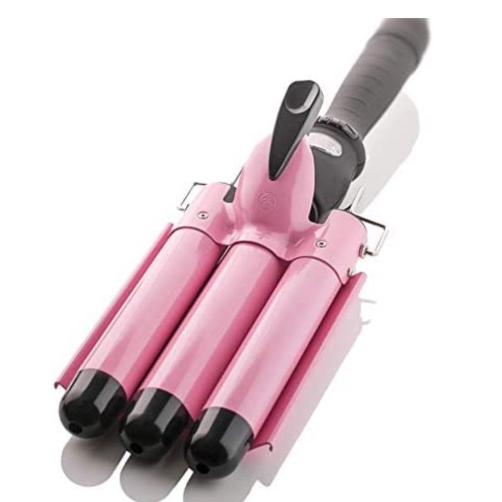 Three barrel curling wand